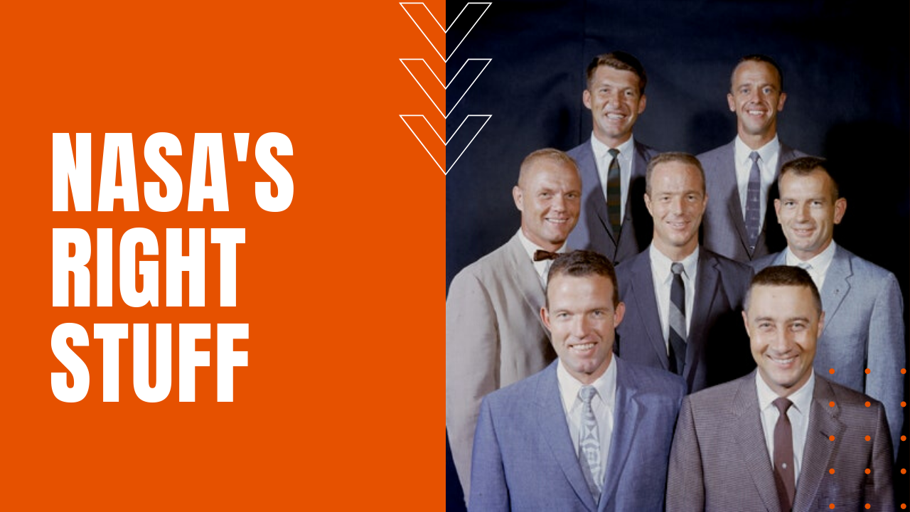 deke slayton, Gus Grissom, Alan Shepard and more from Nasa's right stuff selection