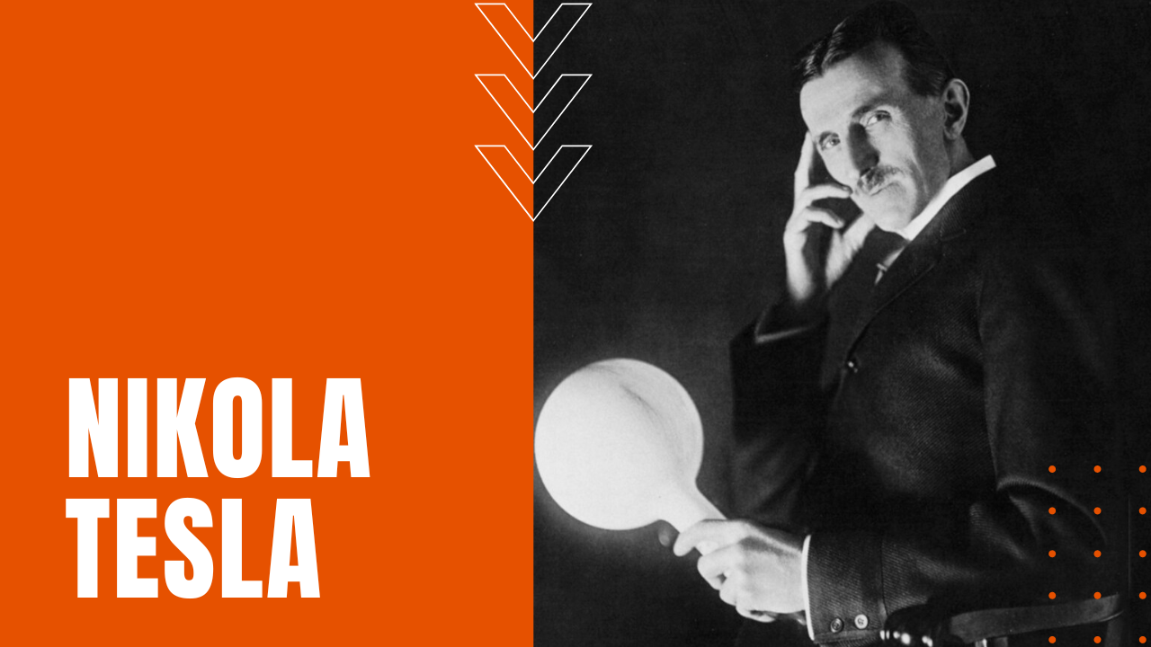 Inventor nikola tesla headshot