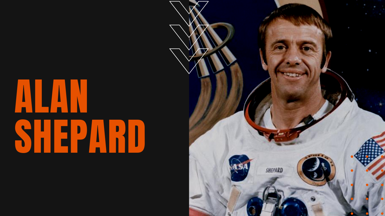 Alan Shepard in space suit