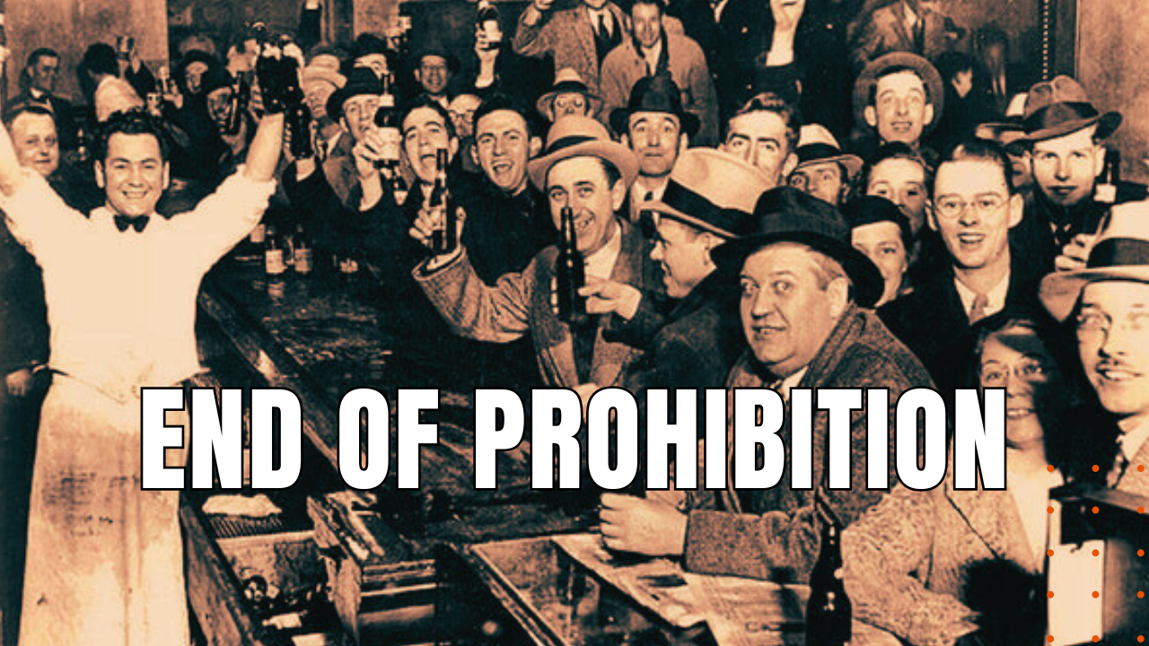 Bar celebrating end of prohibition