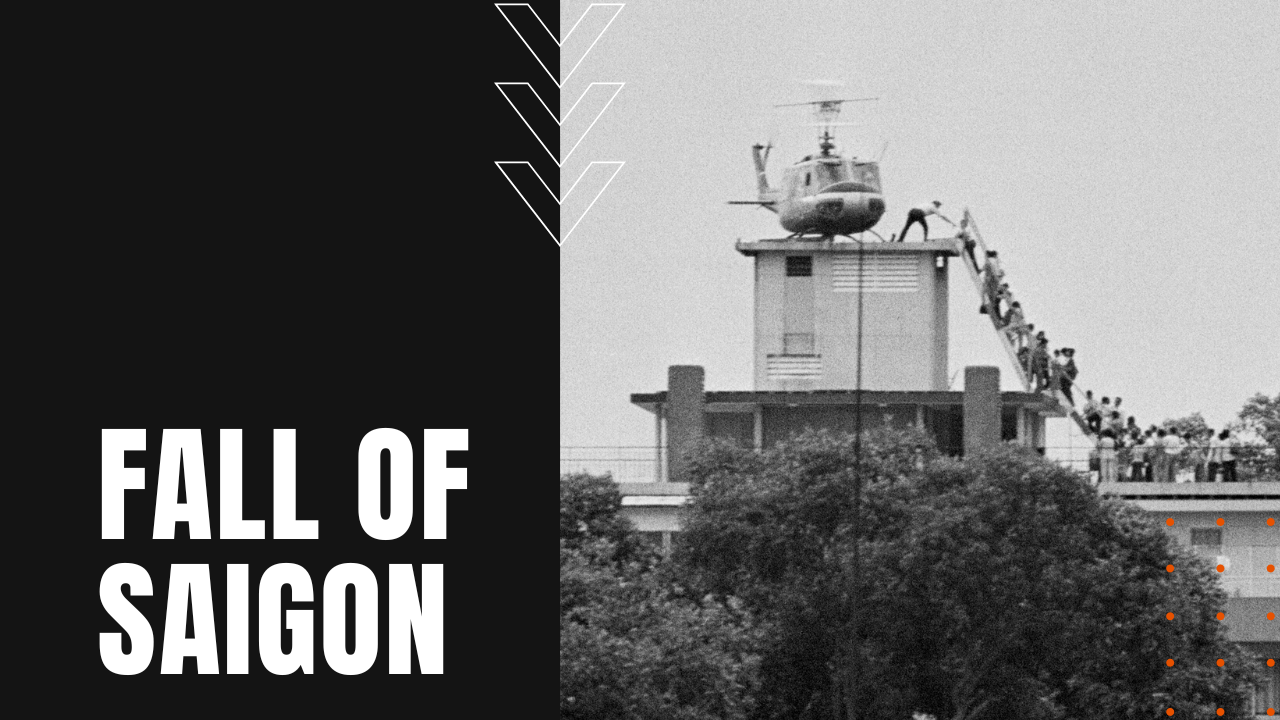 fall of Saigon helicopter on rooftop
