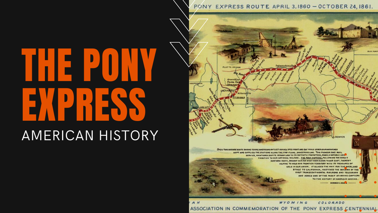 pony express route map