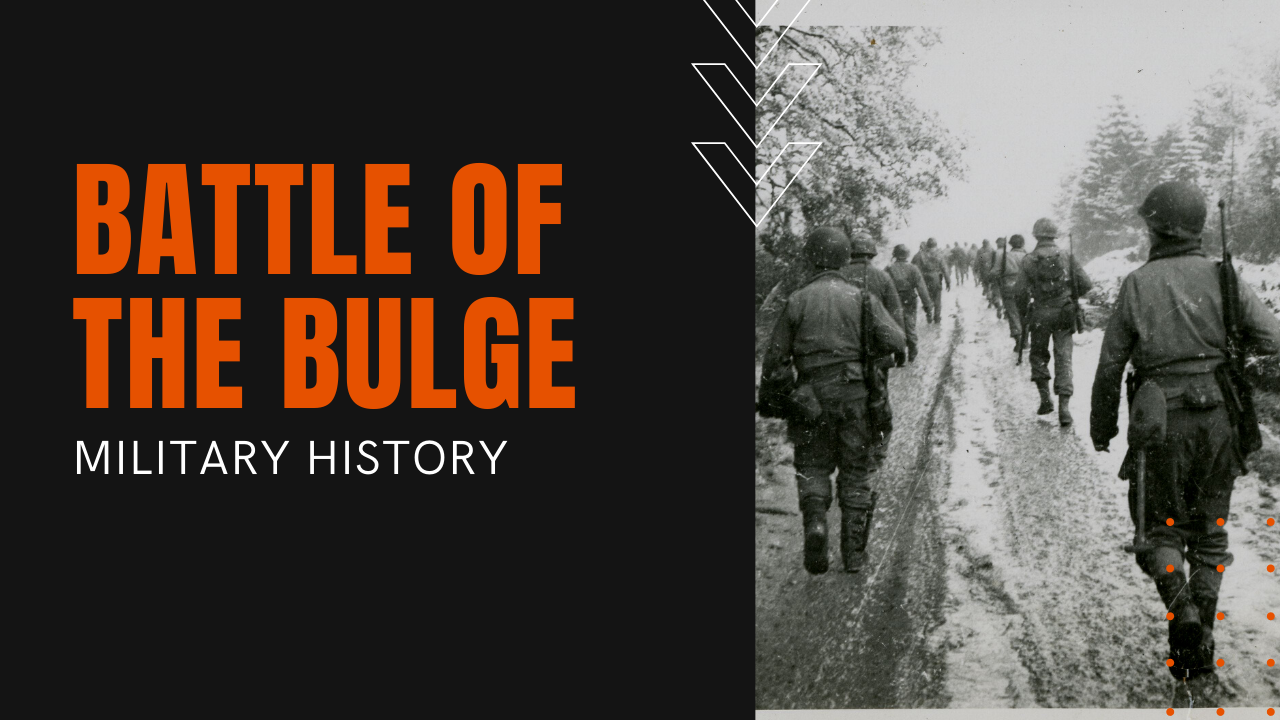 battle of the bulge marching through snow