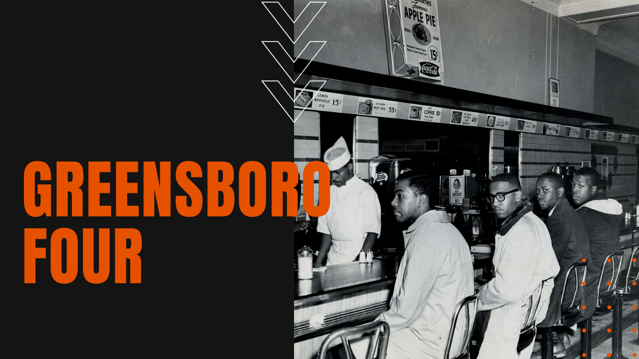 the greensboro four sit in for civil rights
