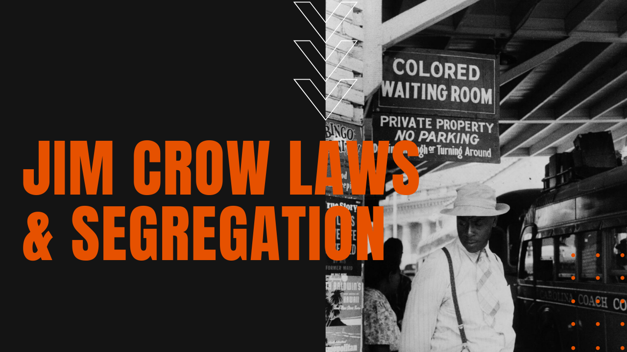 segregation in the southern united states legally upheld by jim crow laws