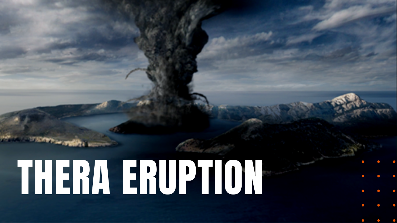 thera during eruption during minoan civilization