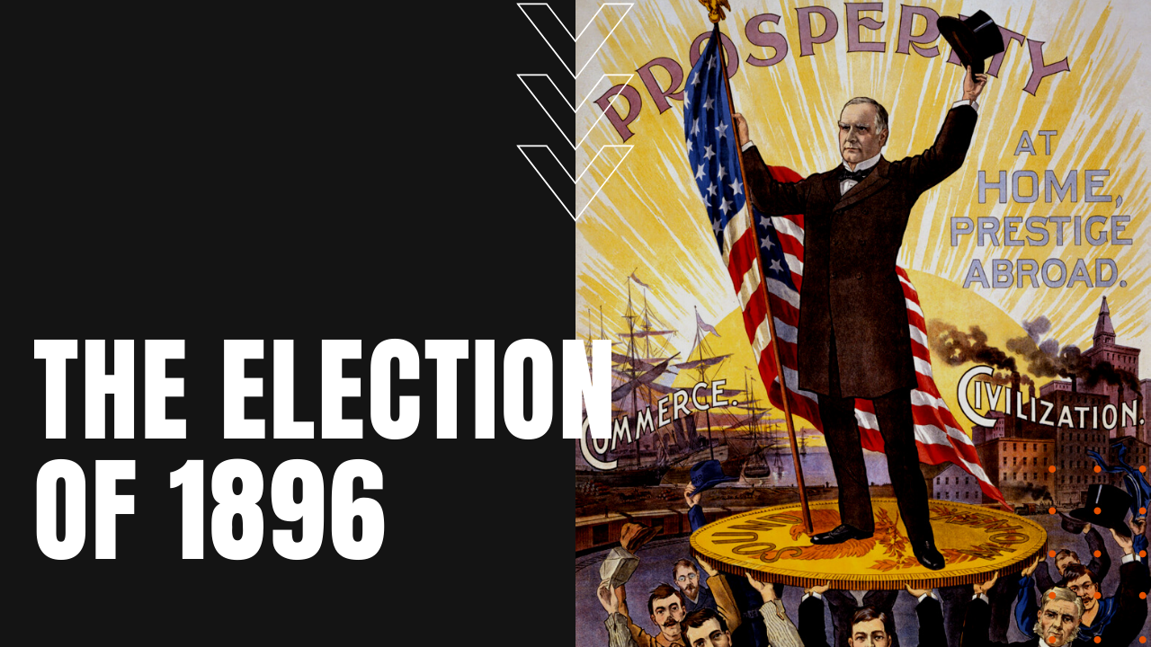 president McKinley wins election of 1896