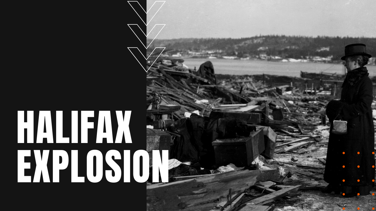 halifax explosion victim assesses the damage