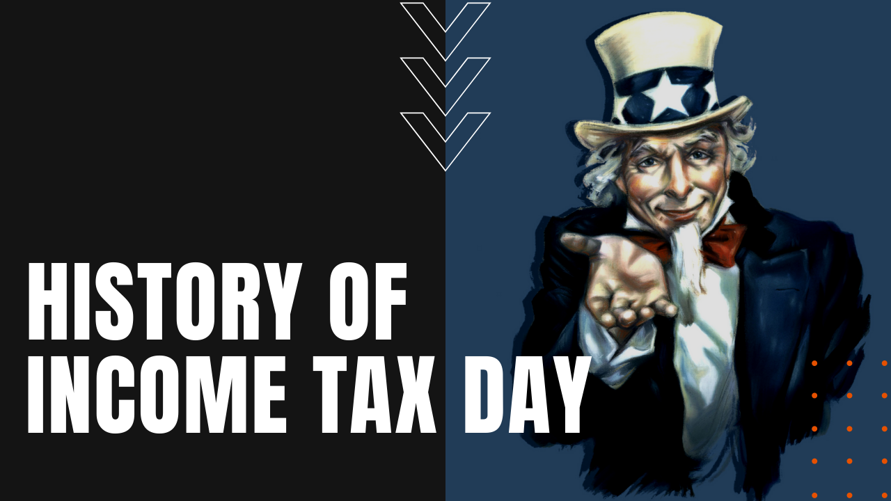 uncle sam handout for history of income tax day