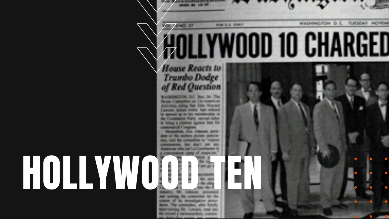 hollywood ten charged by congress
