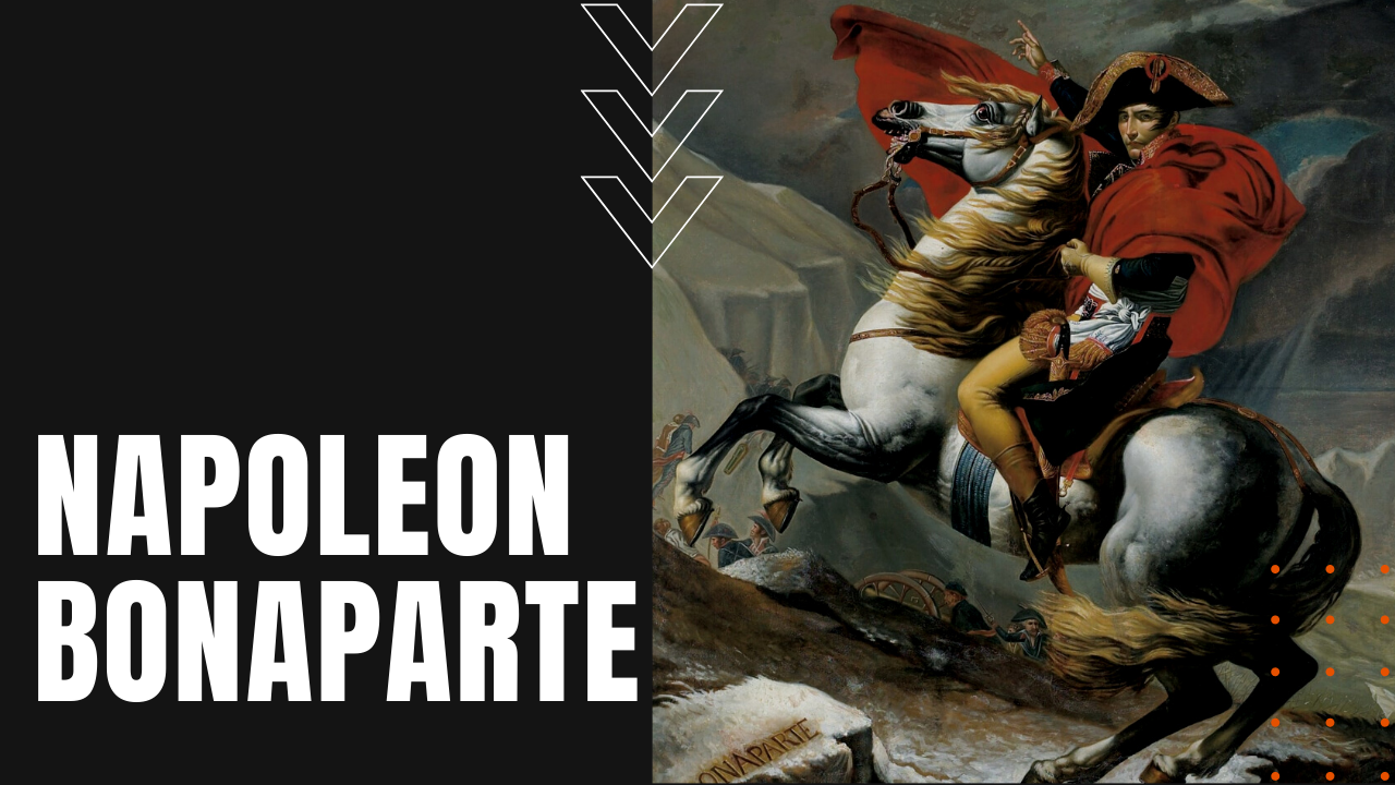 napoleon bonaparte riding a horse into battle