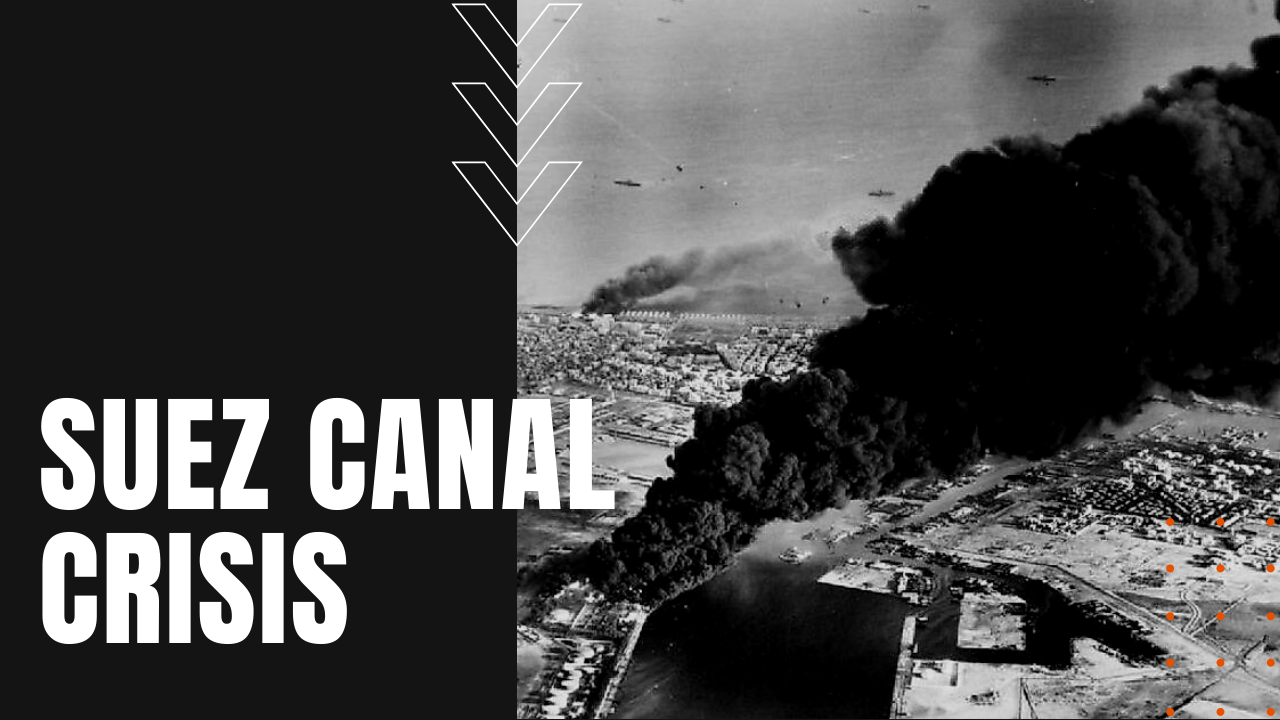 ship in the suez canal burns in 1956 suez canal crisis