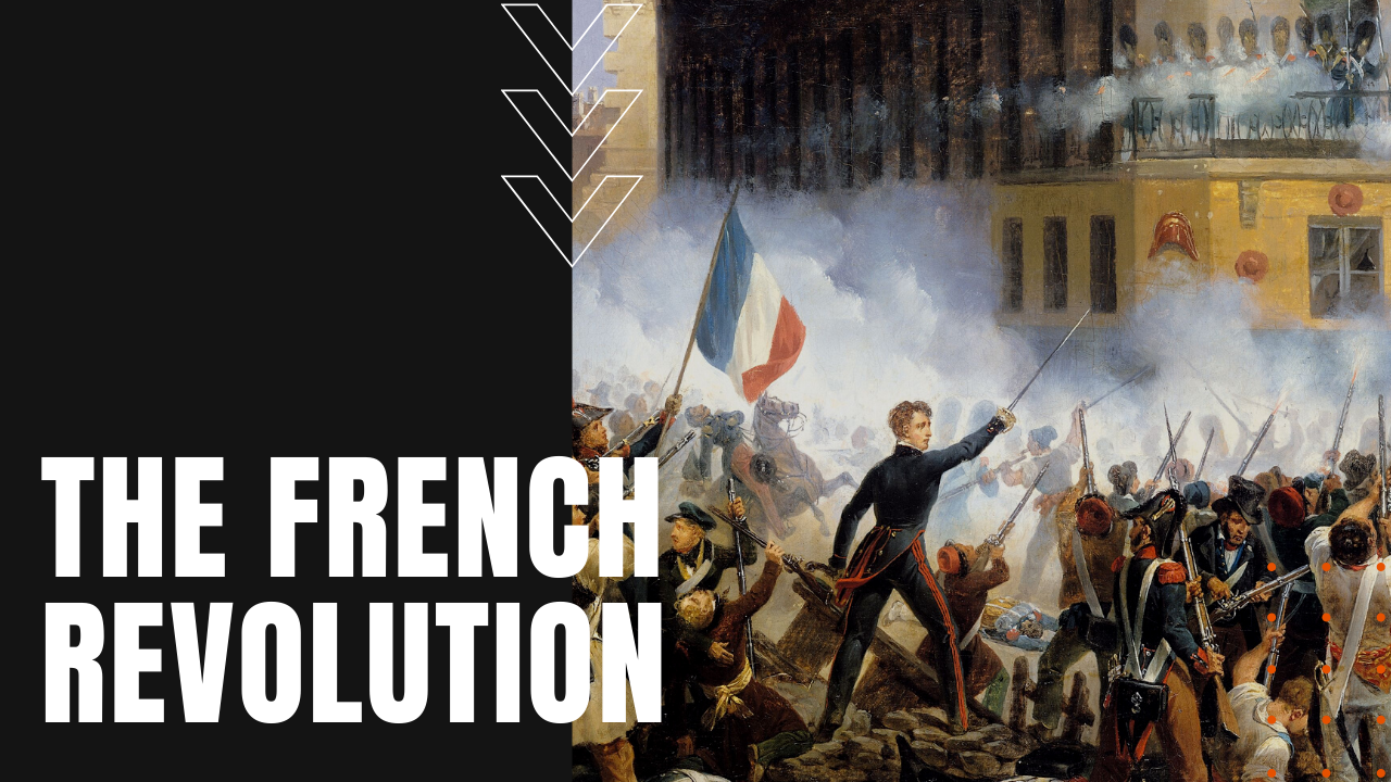 french revolt in square during bastille day
