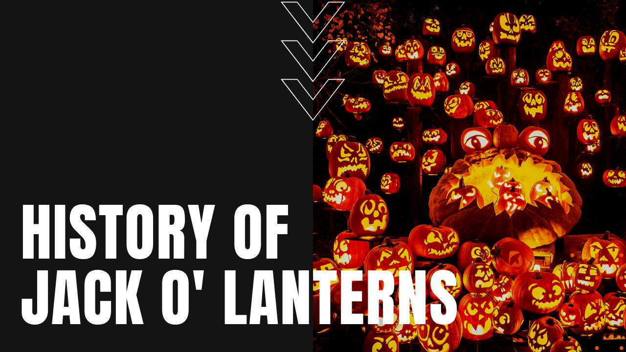 history of carving pumpkins known as jack o' lanterns