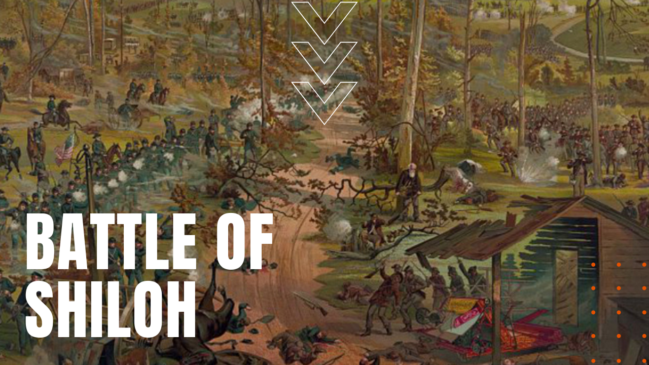 battle of shiloh near the church during the American civil war