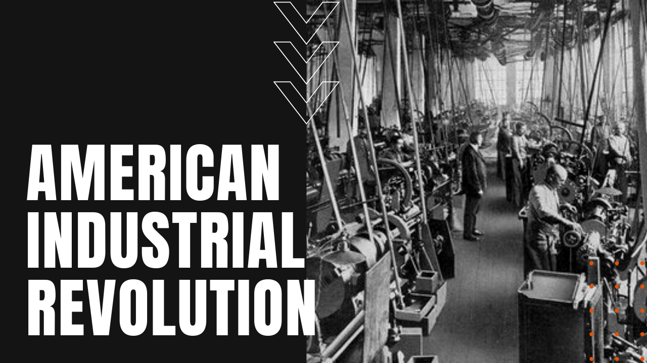 industrial revolution factory floor in America
