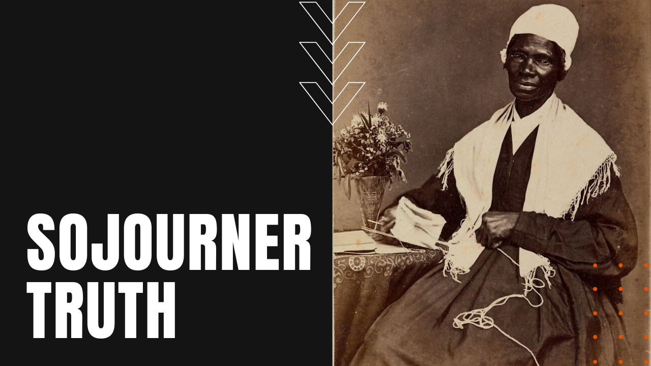 sojourner truth photograph with name overlay