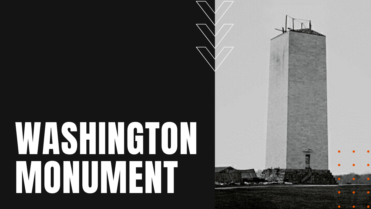 Construction of the washington monument