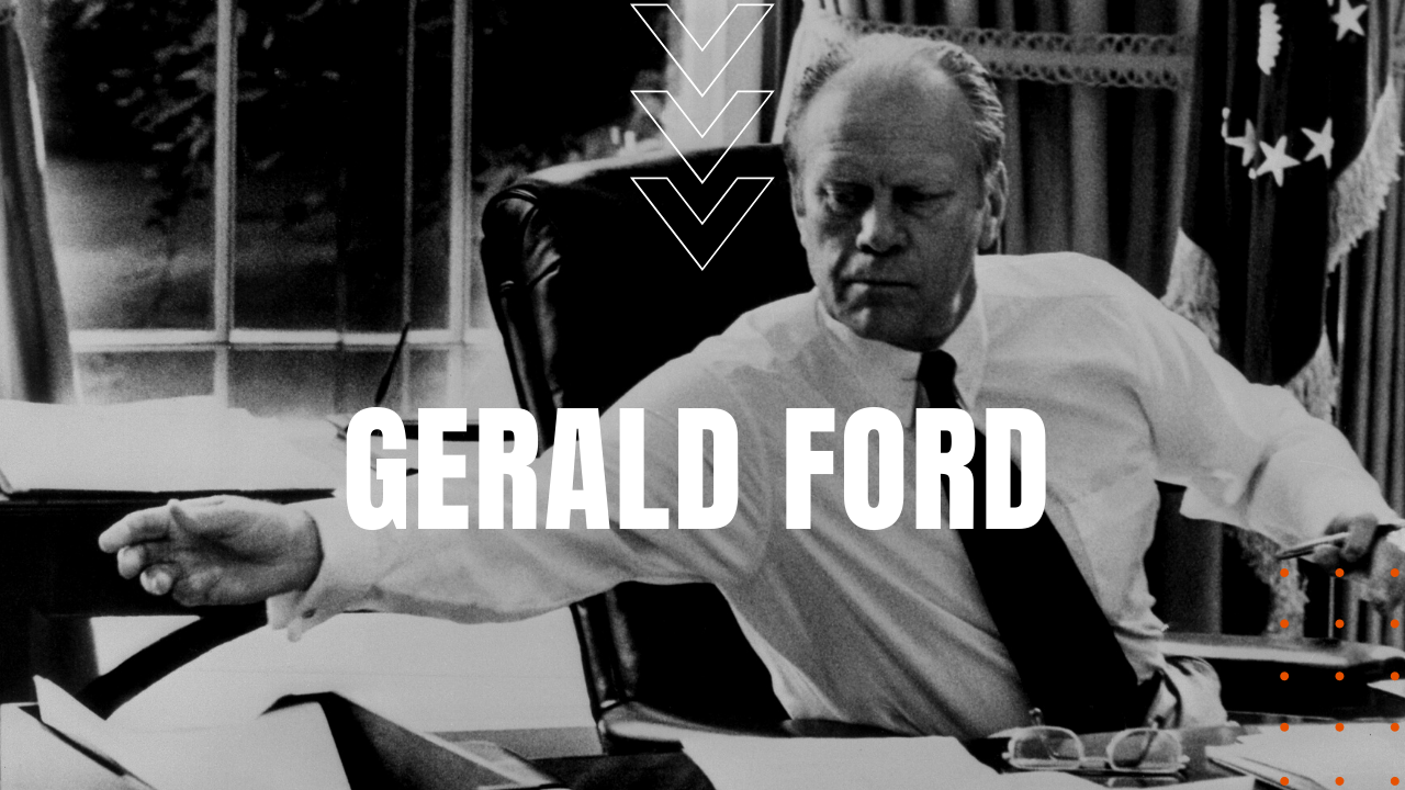 US president Gerald Ford
