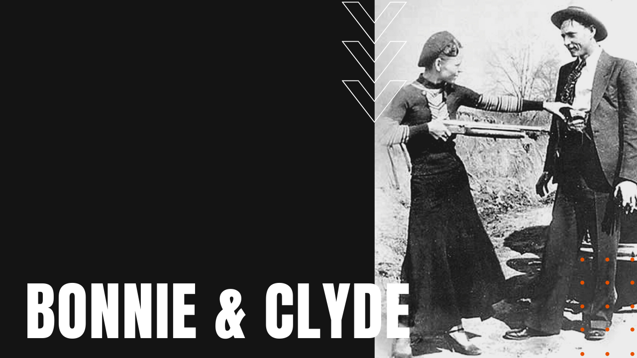 Bonnie and Clyde outlaws in love