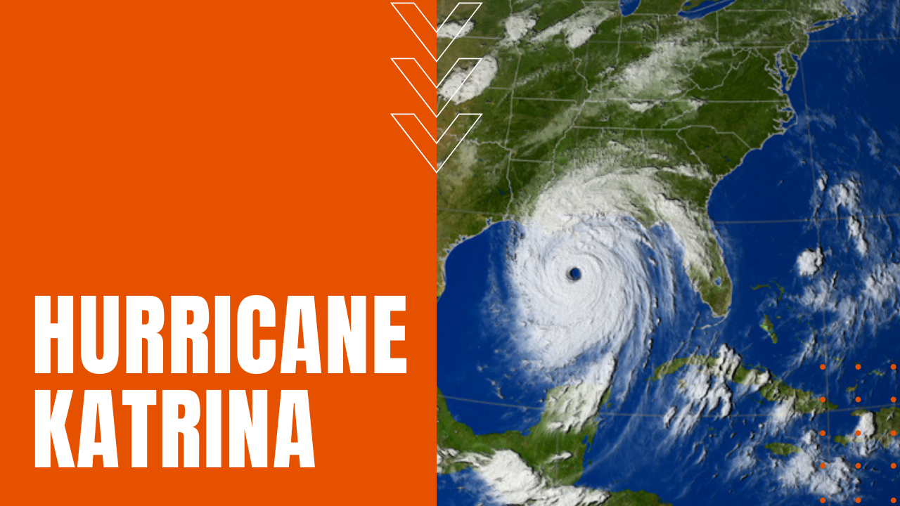 Doppler radar of hurricane Katrina making landfall in Louisiana