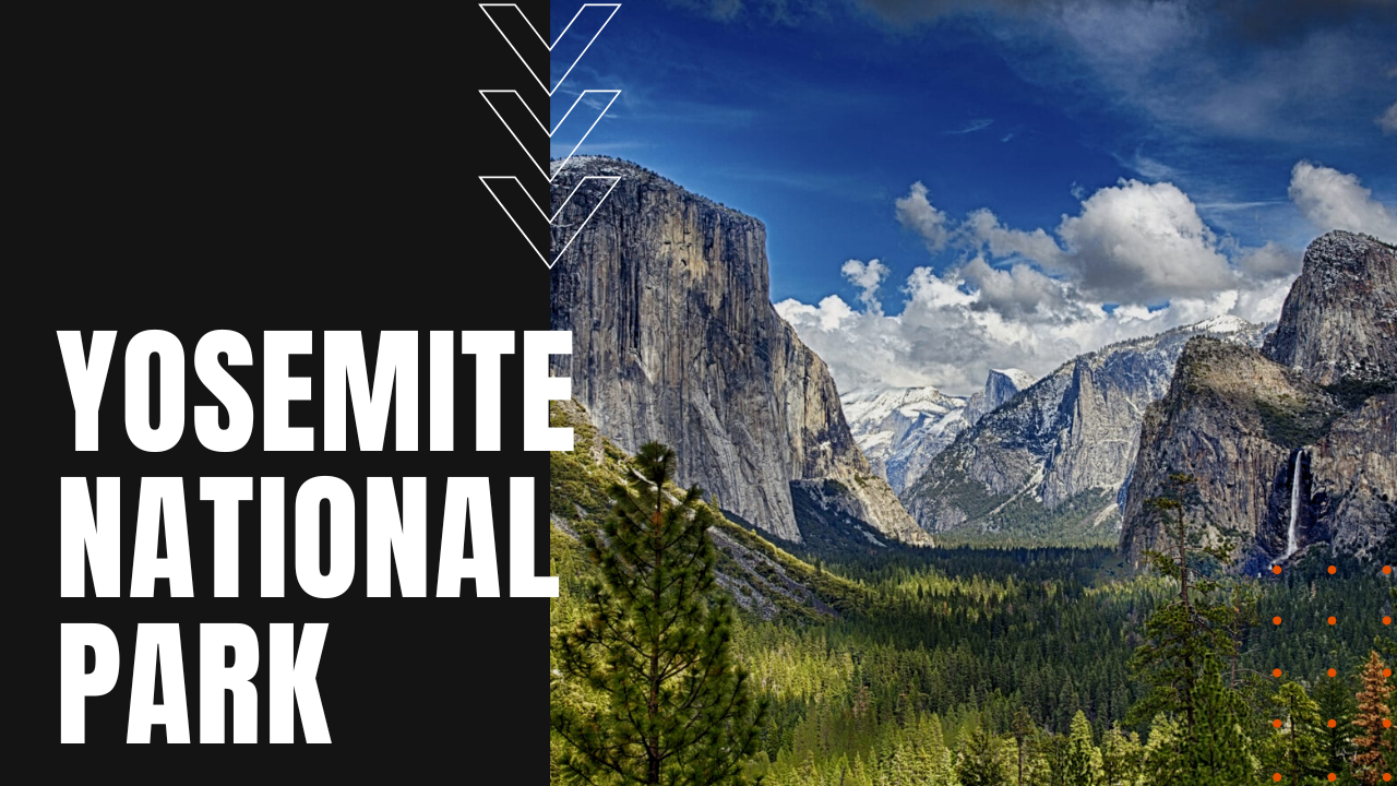 Yosemite national park valley with El Capitan