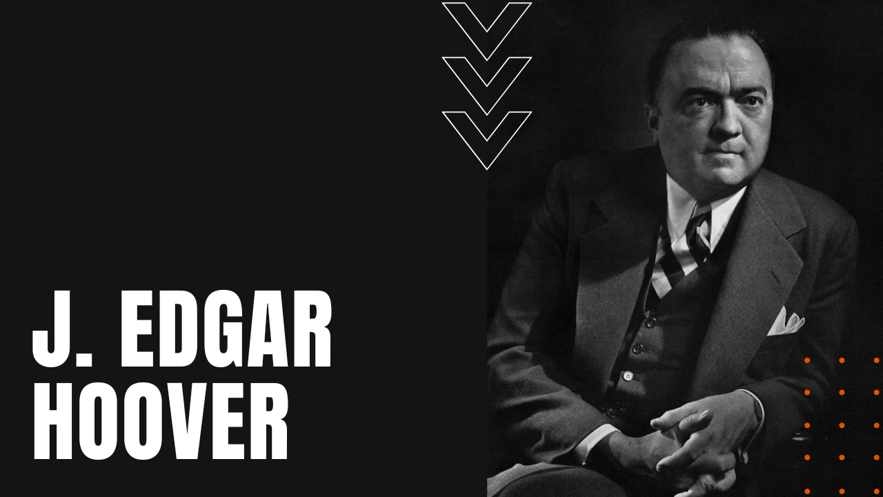 J Edgar Hoover FBI Director Headshot