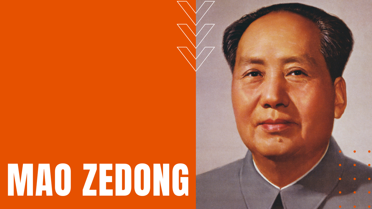 Mao Zedong leader of the People's Republic of China's communist party.