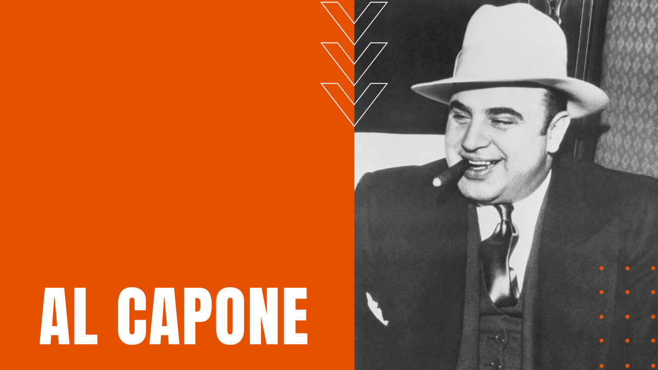 Al Capone smoking a cigar