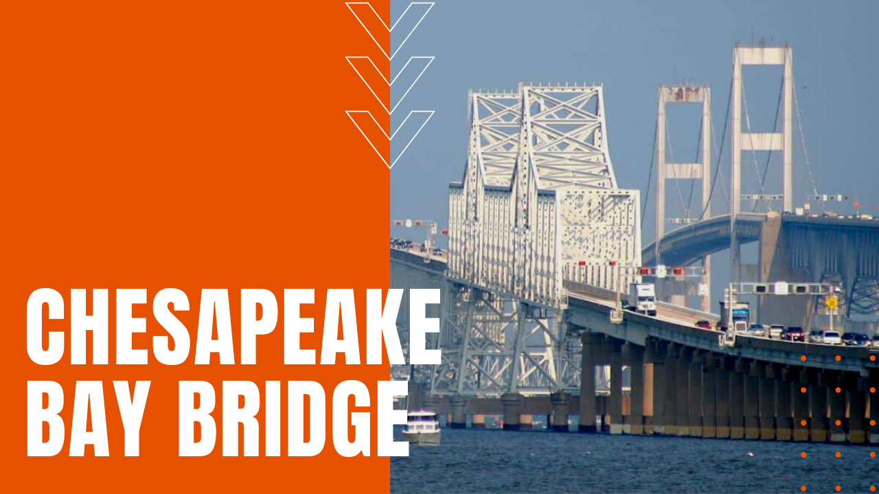 both spans of the Chesapeake Bay Bridge