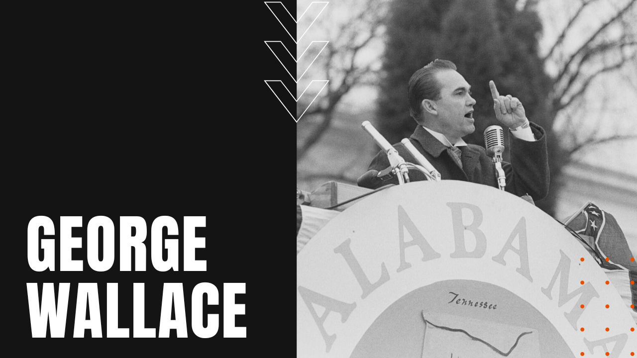 Alabama Governor George Wallace campaigning for segregation