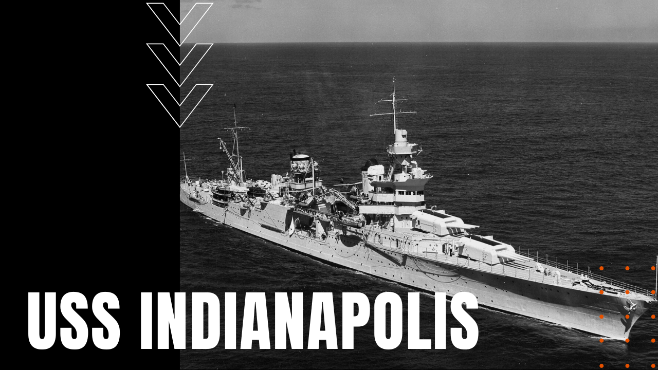 USS Indianapolis warship before sinking in WWII