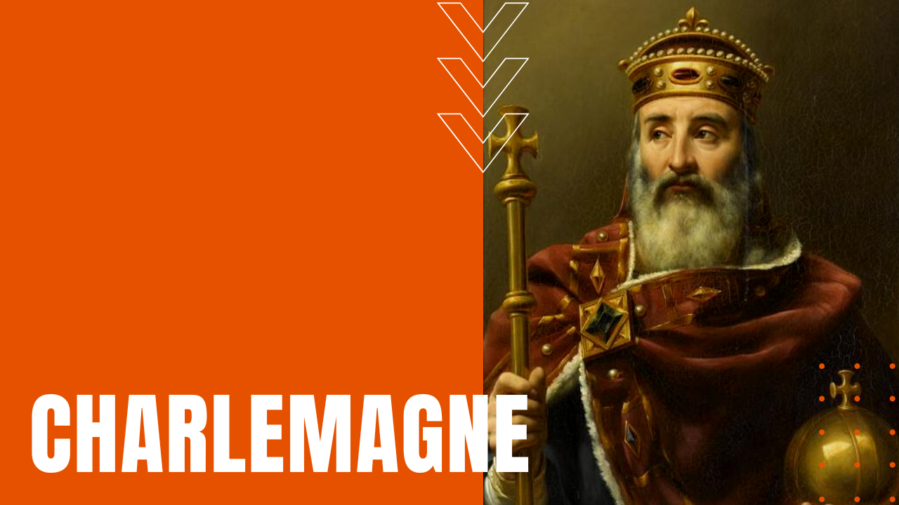 Holy Roman emperor Charlemagne of Europe