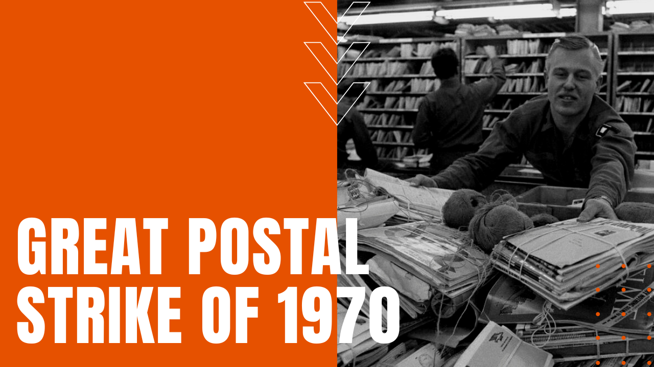 National Guard separates mail in postal strike of 1970