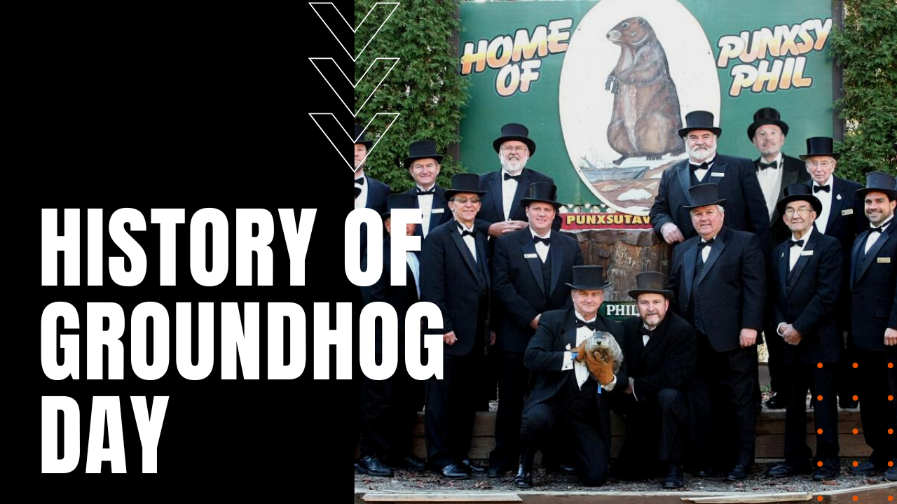 Groundhog day with Punxsutawney Phil to forecast weather