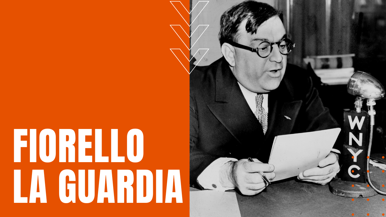 Fiorello La Guardia delivering a speech