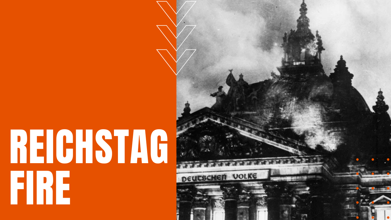 reichstag building fire in Germany preceding world war two