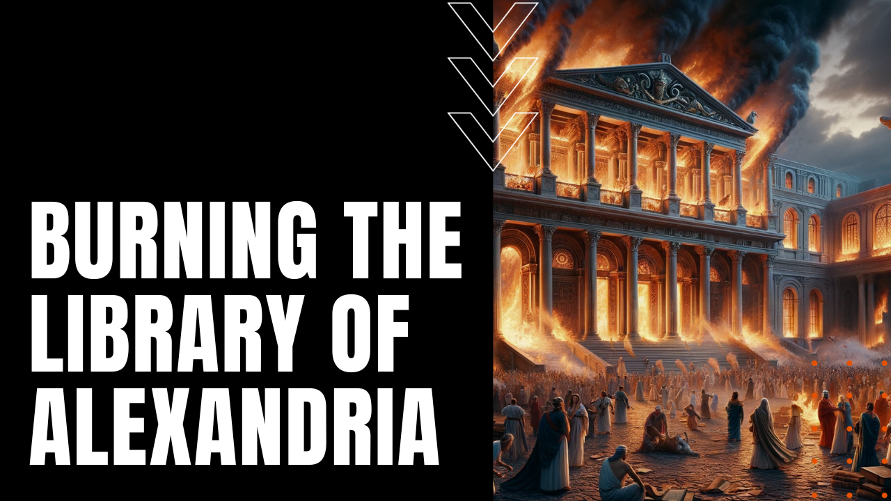 burning of library of alexandria graph