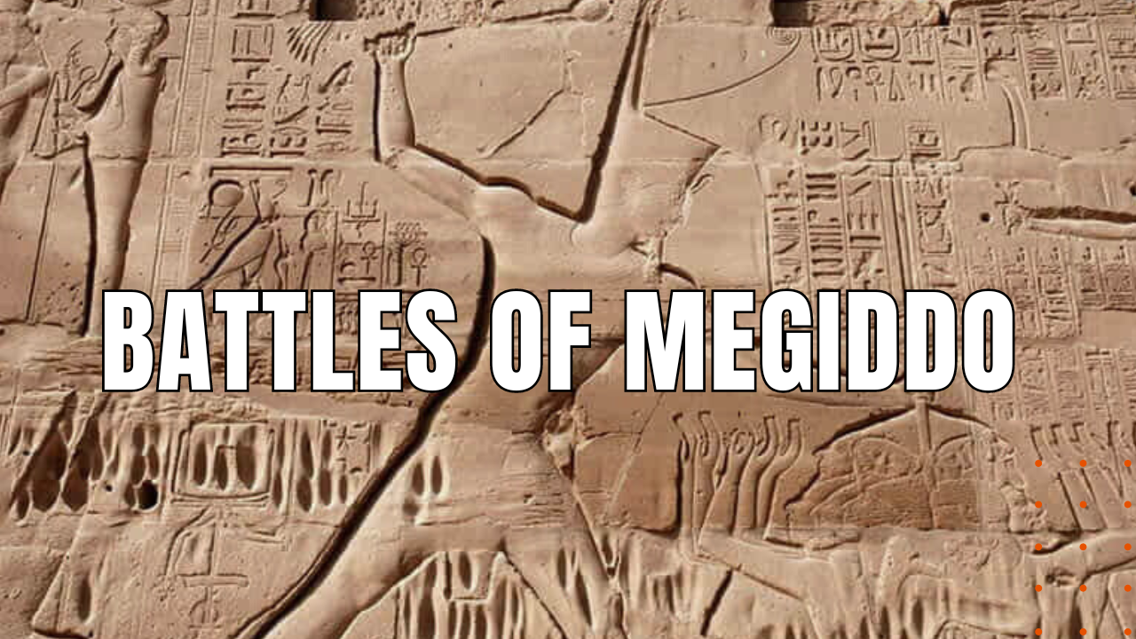 Thutmose depicted in the first battle of Megiddo